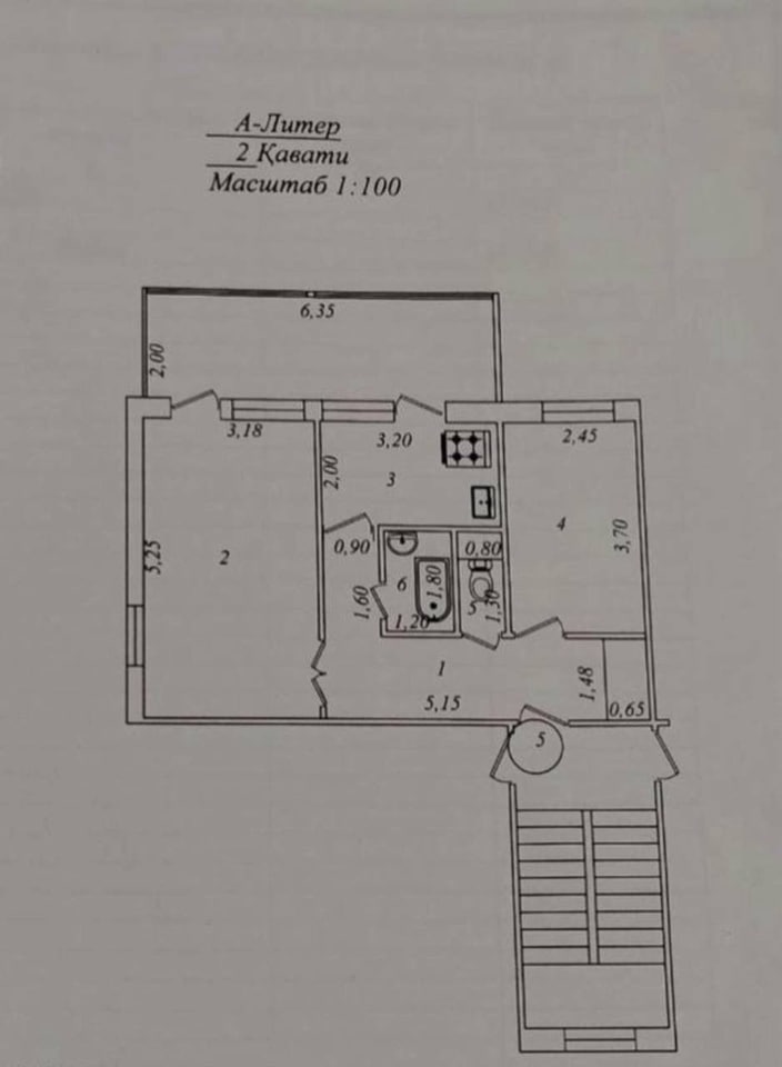2 xonali kvartira, Dombrobod massivi, 16-sonli shahar kasalxonasi