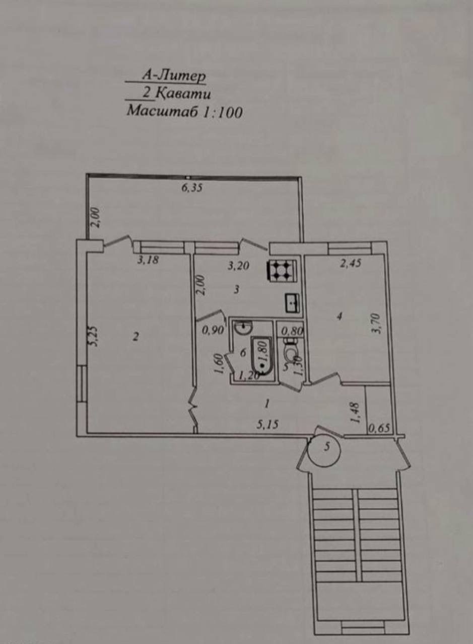 2 xonali kvartira, Dombrobod massivi, 16-sonli shahar kasalxonasi
