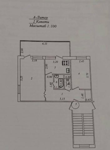 2 xonali kvartira, Dombrobod massivi, 16-sonli shahar kasalxonasi