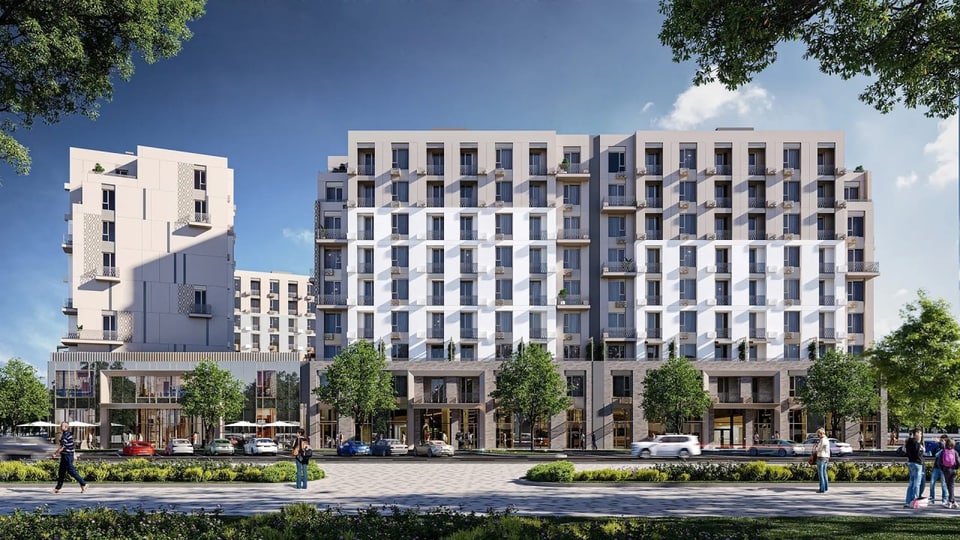 BI Group From developer 2-room apartment in Sado Business residential complex