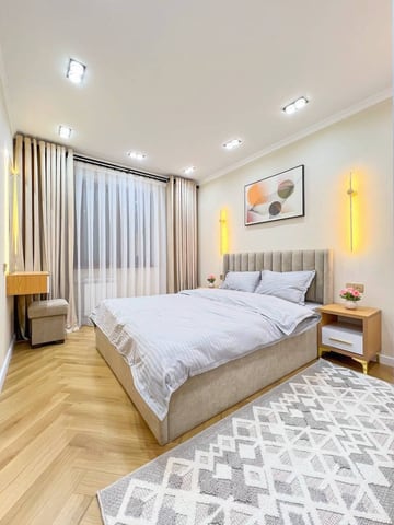 BIY 3-room apartment in a new building, Salom teahouse