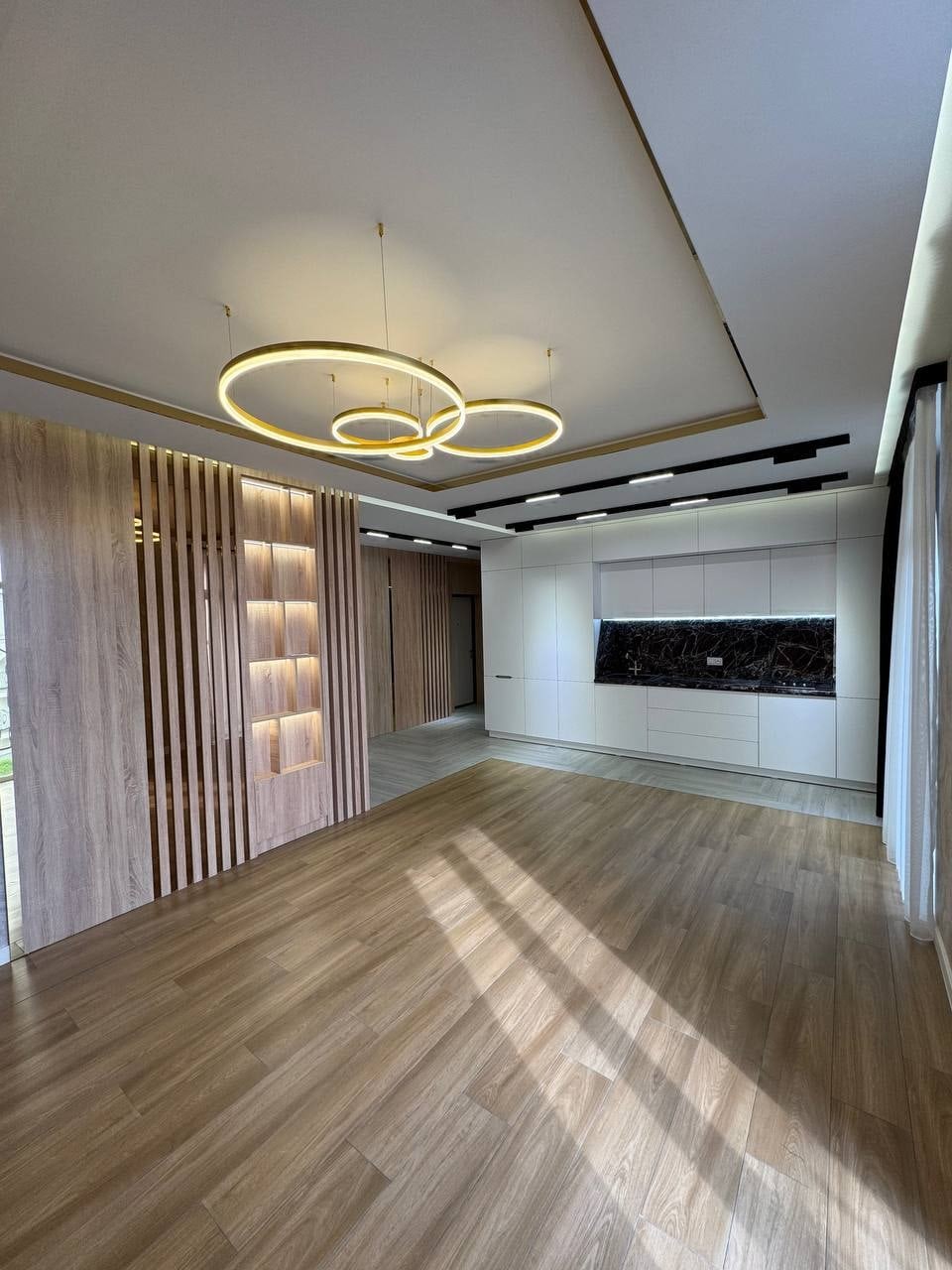 Apartment with European-style renovation in the NRG Mirzo Ulugbek residential complex