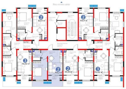 BI Sado Business majmuasida 2 xonali kvartira, balkon bilan