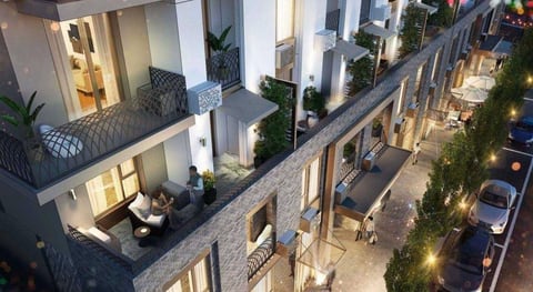 BI Sado Business majmuasida 2 xonali kvartira, balkon bilan