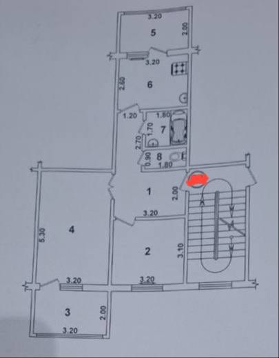 2х комнатная квартира на Кушбеги