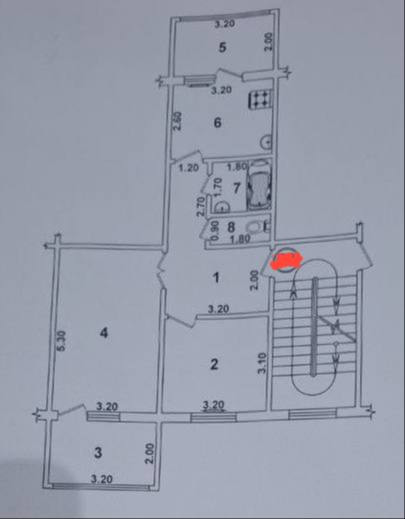 2х комнатная квартира на Кушбеги