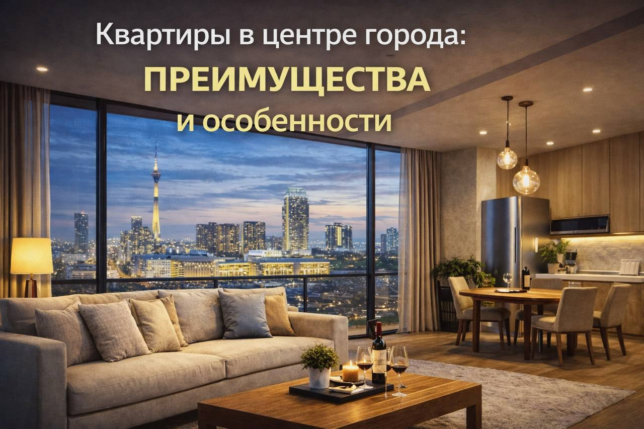 Квартиры в центре города: преимущества и особенности