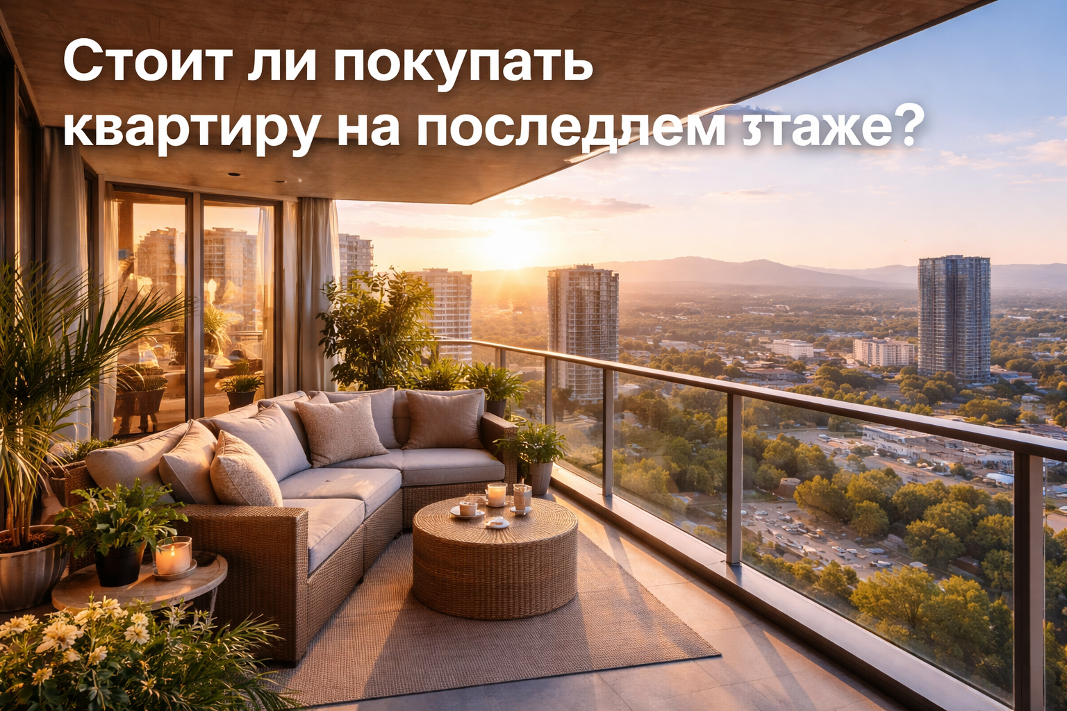 Стоит ли покупать квартиру на последних этажах